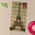 thumbnail image 3 of CafePress - Vintage Paris Eiffel Tower Music Notes - Large Beach Towel, Soft 30"x60" Towel with Unique Design, 3 of 3