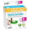 thumbnail image 1 of Lot de 3 - Filtre de Fontaine pour Chat Triple Action Catit 2.0, 5 Unités, 1 of 5
