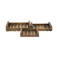 thumbnail image 2 of Benzara 45257 Wood Tray, Set of 3, 2 of 2