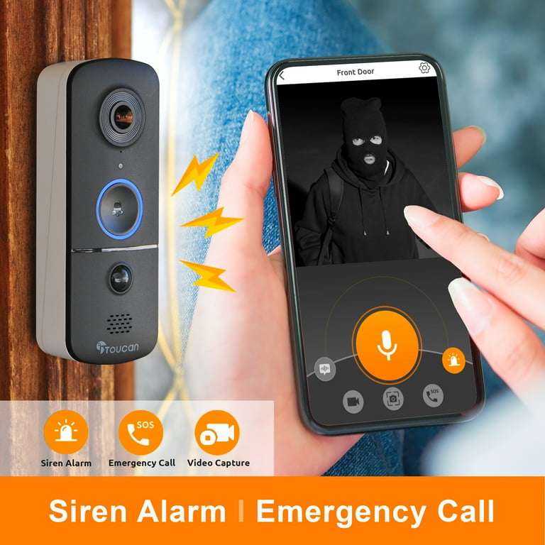 Toucan V3 Wireless Video Doorbell with Chime photo 8
