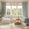 thumbnail image 2 of TOV Furniture Mindy Cream Chenille Basketweave Ottoman, 2 of 6