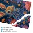 thumbnail image 3 of 1000 PCS Cute Rabbit & Flower Animal Jigsaw Puzzles 1000 Pieces,Characterized By Vibrant And Beautiful Illustrations, Depicting A Rabbit Among Flowers,Stunningly Vibrant Colors,Vibrant Design, 3 of 6
