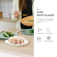 thumbnail image 3 of EeaseCA 1Pc Versatile Dumpling Steamer Premium Ceramic Steaming Holder Fish Steaming Plate, 3 of 8