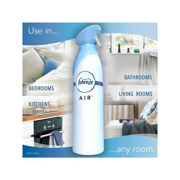 Febreze Odor-Fighting Air Freshener, with Downy Scent, April Fresh, Pack of  2, 8.8 fl oz each