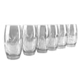 thumbnail image 3 of Water Drinking Glasses Diva Soft Drink Glass set of 6 Smoke Gift Idea for Wedding 16.9 fl oz (500 ml) Juice Glass Set, 3 of 3