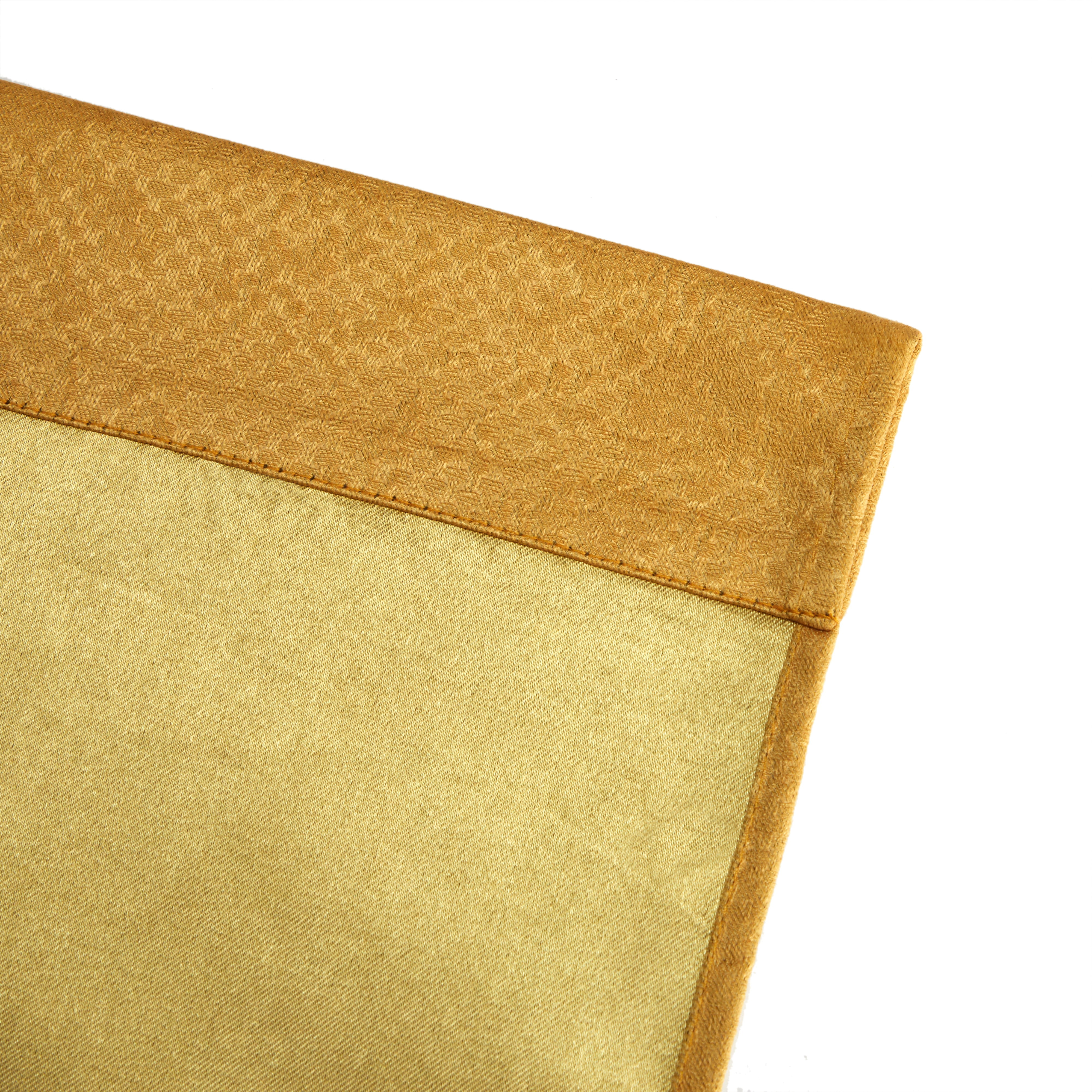 Mainstays Metallic Blackout Curtain Panel Set, Brown Bag, 27.5" W x 84" L
