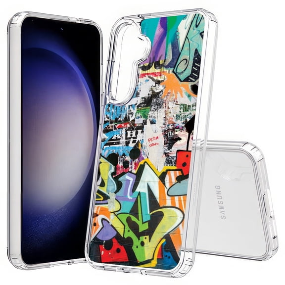 TalkingCase Slim Fit Phone Case Compatible for Samsung Galaxy S25 Plus(Not S25/ S25 Ultra), Street Graffiti Print, Lightweight,Flexible, USA Print