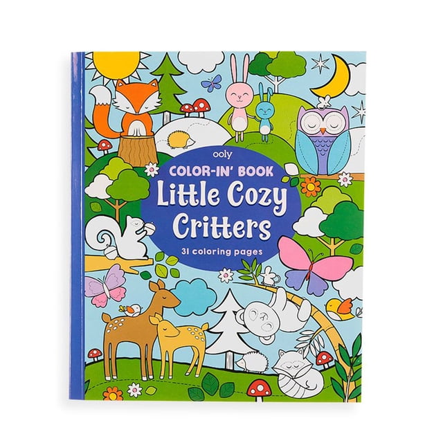 CUADERNO PARA ILUMINAR ANIMALES BOSQUE OOLY 118-203