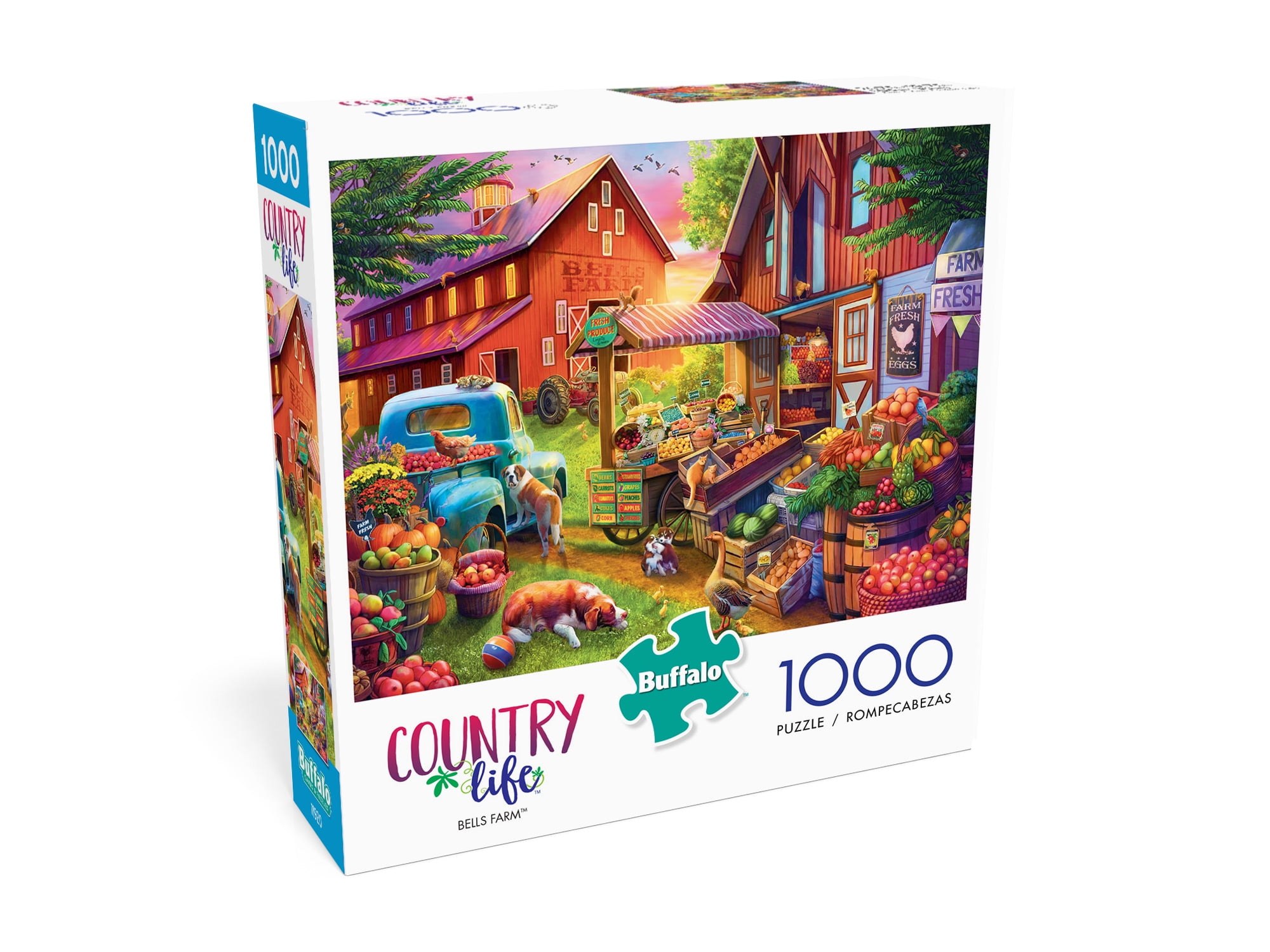 Buffalo Games 1000-Piece Country Life Interlocking Jigsaw Puzzle Assortment for Adults Ages 14+, Style May Vary