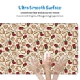 thumbnail image 4 of Naloa Valentine'S Day Rose Gaming Mouse Pad Large Mouse Mat Long Extended Desk Pad Non-Slip Rubber Mice Pads Stitched Edges Thin Pad (16x29.5 Inch), 4 of 8