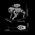 thumbnail image 3 of DIY Assembly Remote Control Mechanical Dog Robot Toy Kit, Educational Science STEM Project for Kids & Teens, Programmable Robotic Pet Model, Builds Concentration Skills, 3 of 8