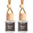 thumbnail image 1 of Ambientadores para auto Aromtopia Macho Man amaderado, 2 unidades de 8 ml, 1 of 7