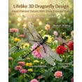thumbnail image 2 of Dragonfly Clips for Bugs Repellent, 3D Artificial Dragon Fly, Lifelike Outdoor Hanging Ornament Garden Decor, Durable Fake to Keep Away Yard Ornaments Hat Golf Moving, 2 of 7