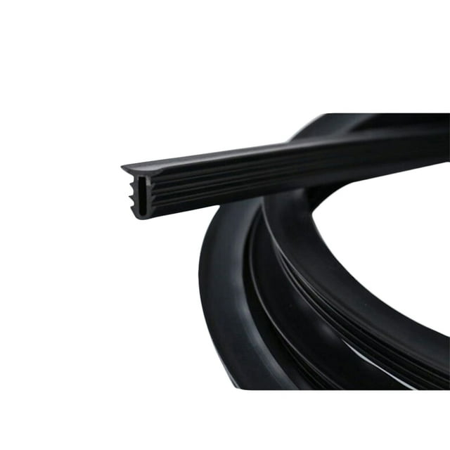 Tira De Parabrisas Con Sello De Goma Para Puerta De Coche, Color Negro, 1,6 M, Para Salpicadero De Coche, Bordes De Parabrisas, Tiras De Sellado Antirruido A Prueba De Polvo Yuarrent VI009747-00