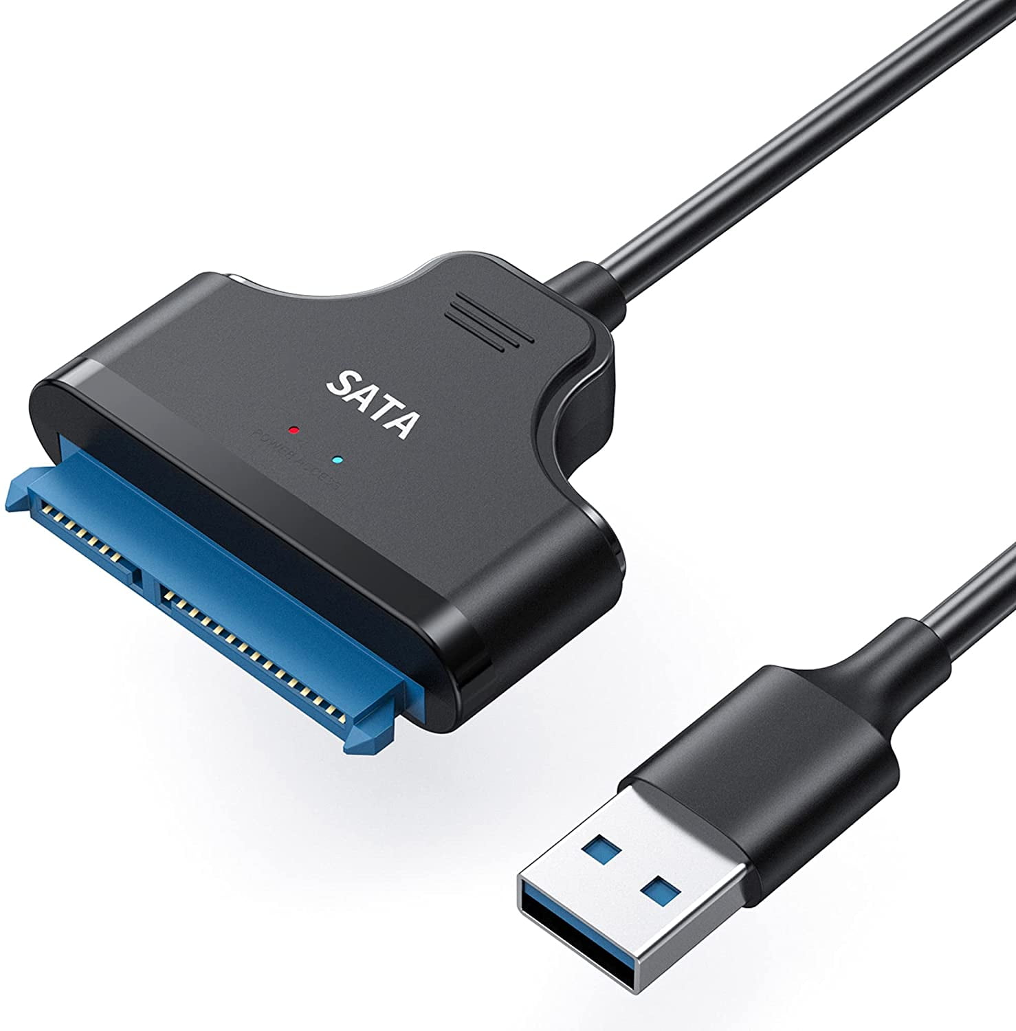 plan Ilegible Destino SATA to USB Cable, USB 3.0 SATAIII Hard Drive Adapter Cable for 2.5 Inch SSD  & HDD Support UASP, 8 Inch - Walmart.com