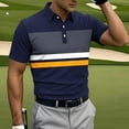 thumbnail image 4 of Axiiglly Mens T Shirts Quick Dry Breathable Short Sleeve Lapel Button Golf Shirts for Business/Athletic/Travel, S-5XL, 4 of 6