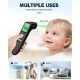 thumbnail image 5 of No-Touch Forehead Thermometer for Adults, Infrared Digital Thermometer for Kids, Touchless Baby Thermometer, Accurate Reading with Large Display, Mute Mode, Memory Recall, Fever Alarm, 5 of 6