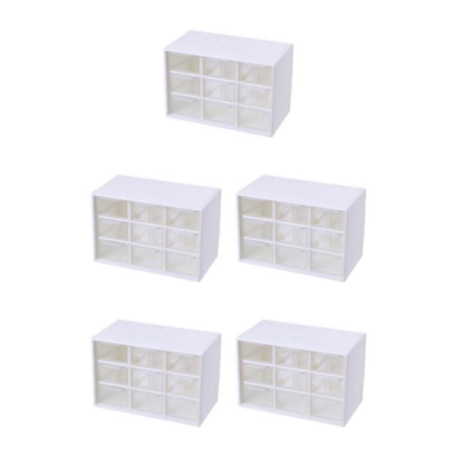 Toystoory Contenedor de almacenamiento con manija de cajón, caja de almacenamiento para tirar sin esfuerzo, artesanía exquisita, organizador de Type2 NO2