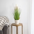 thumbnail image 2 of Northlight 27" Artificial Onion and Pampas Grass in Black Pot, 2 of 6