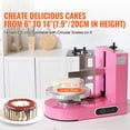 thumbnail image 6 of KFFKFF 6-14" Cake Cream Spreading Coating Smearing Machine Cake Decorating Machines Baking Tools 304 Stainless Steel, 6 of 9