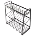 thumbnail image 2 of Countertop Organizer, 3 Tier Steel Mesh Countertop Spice Rack  For Bathroom, 2 of 8