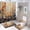 style-3, variant on Shower Curtain Sets 4 Piece Watercolor Rainbows & Suns Print with Rugs Include Waterproof Shower Curtain Non-Slip Rug Toilet Lid Cover Bath Mat Colorful Floral Bathroom Decor Set with Accessories