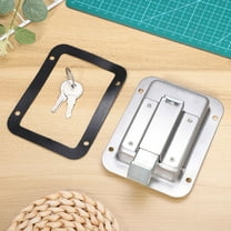 FRCOLOR 1 Set Trailer Door Latch Truck Tool Box Latch Replacement Toolbox Paddle Lock With Keys Replacement For Truck Rv Trailer Utv Atv Box Hardware