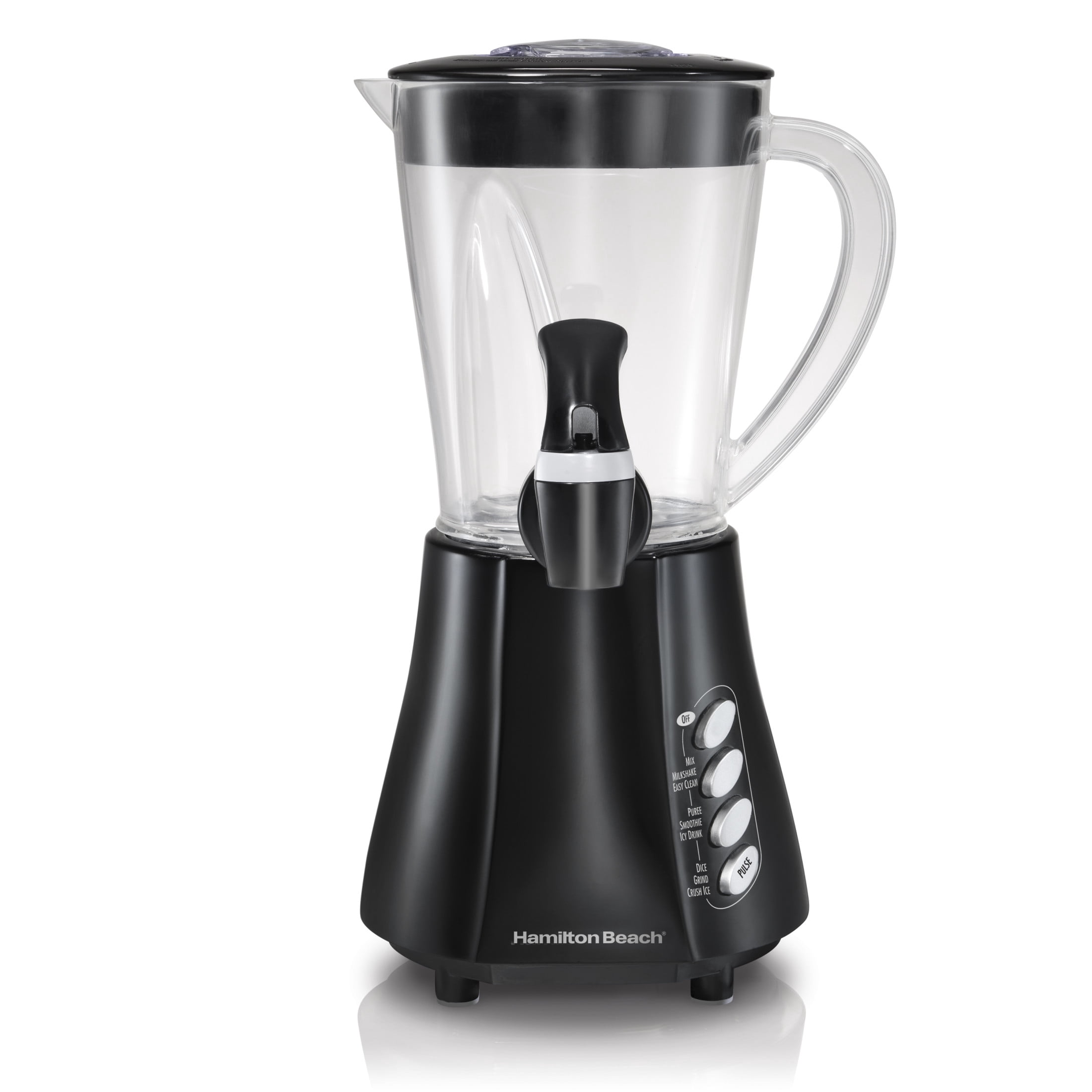 Hamilton Beach Wave Station Express Smoothie Blender for Kitchen, 48 oz Jar for Smoothies and Shakes, Black