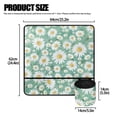 thumbnail image 5 of HELLHERO Daisy Sewing Machine Pad Organizer Fabric Polyester Sewing Accessories with 4 Pockets for Woman Gifts Home Sewing Classes, 5 of 5