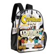thumbnail image 3 of The Cuphead Show Clear Backpack Heavy Duty Transparent Bag See Through Bookbag for School, Work, Sport, College, Travel, 3 of 7