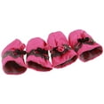 thumbnail image 1 of 4 Chaussures de Pluie pour Chien, Bottes de Pluie Couvre-chaussures Imperméables Souples Antidérapantes Design Réfléchissant pour Chiens Chiots Animal Domestique (Rose 2 #), 1 of 3