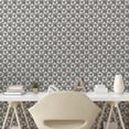 thumbnail image 2 of Ambesonne Dots Peel & Stick Wallpaper for Home, Retro Irregular Rounds Pattern, 13"x100", Grey and Pale Eggshell, 2 of 5