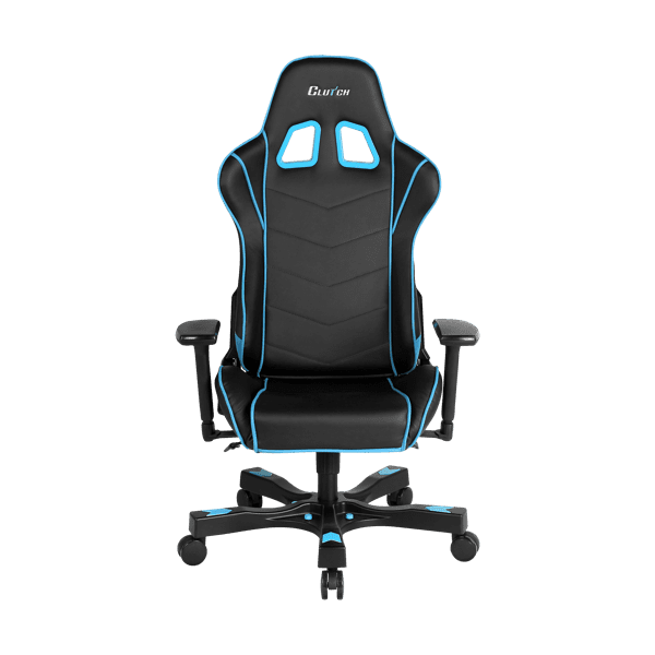 Clutch Chairz Premium Gaming Computer Chair Black Blue 1 Pack Walmart Com