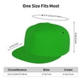 thumbnail image 6 of Easygdp Green Baseball Cap with Adjustable Flat Suitable for Head Circumference 22.4-23.6 in, 6 of 9