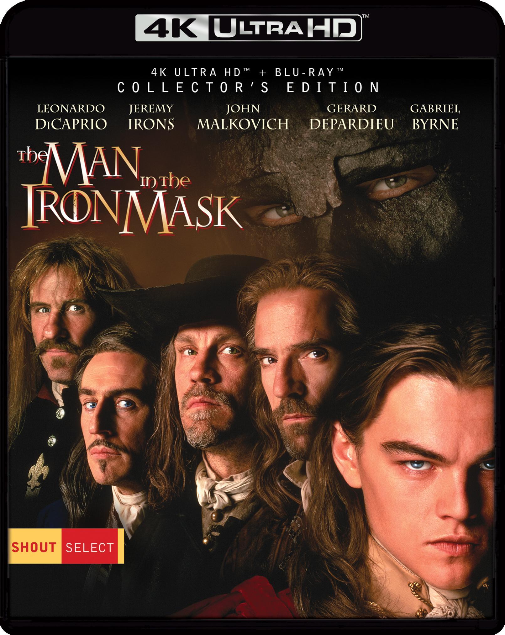 Man in the Iron Mask (1998) 2-Disc Collector's Edition (4K Ultra HD + Blu-ray), Starring Leonardo DiCaprio