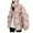 Pink, variant on Winter Coats for Women Fall And Winter Long Sleeved Warm Cotton Jacket Bread on Clearance Jackets for Women Parka