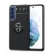thumbnail image 1 of Funda de gel suave antigolpes para Samsung S21 Fe - Soporte de anillo metálico, alta calidad, resistente a arañazos, antideslizante, a prueba de polvo, protección total, 1 of 5