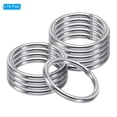 thumbnail image 3 of Unique Bargains 40mm Metal O Rings, 10 Pack 304 Stainless Steel Round Rings for Hardware Bags, 3 of 7