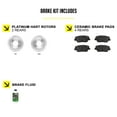 thumbnail image 2 of Hart Brakes Rear Brakes and Rotors Kit |Rear Brake Pads| Brake Rotors and Pads| Ceramic Brake Pads and Rotors - RBB1.02026.02, 2 of 7