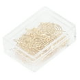 thumbnail image 1 of Gold Paper Clips, Widely Used Durable Metal Mini Paper Clips  For Home Cat, 1 of 8