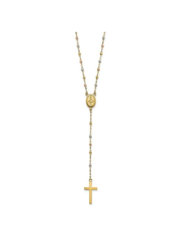 Gold Rosary Necklace Men