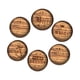 thumbnail image 4 of 6 Posavasos de Madera para Bebidas, Protección de Mesa, Juego de Posavasos de 3,9 Pulgadas, Posavasos para Mesa de Café Y Decoración de Bar., 4 of 9