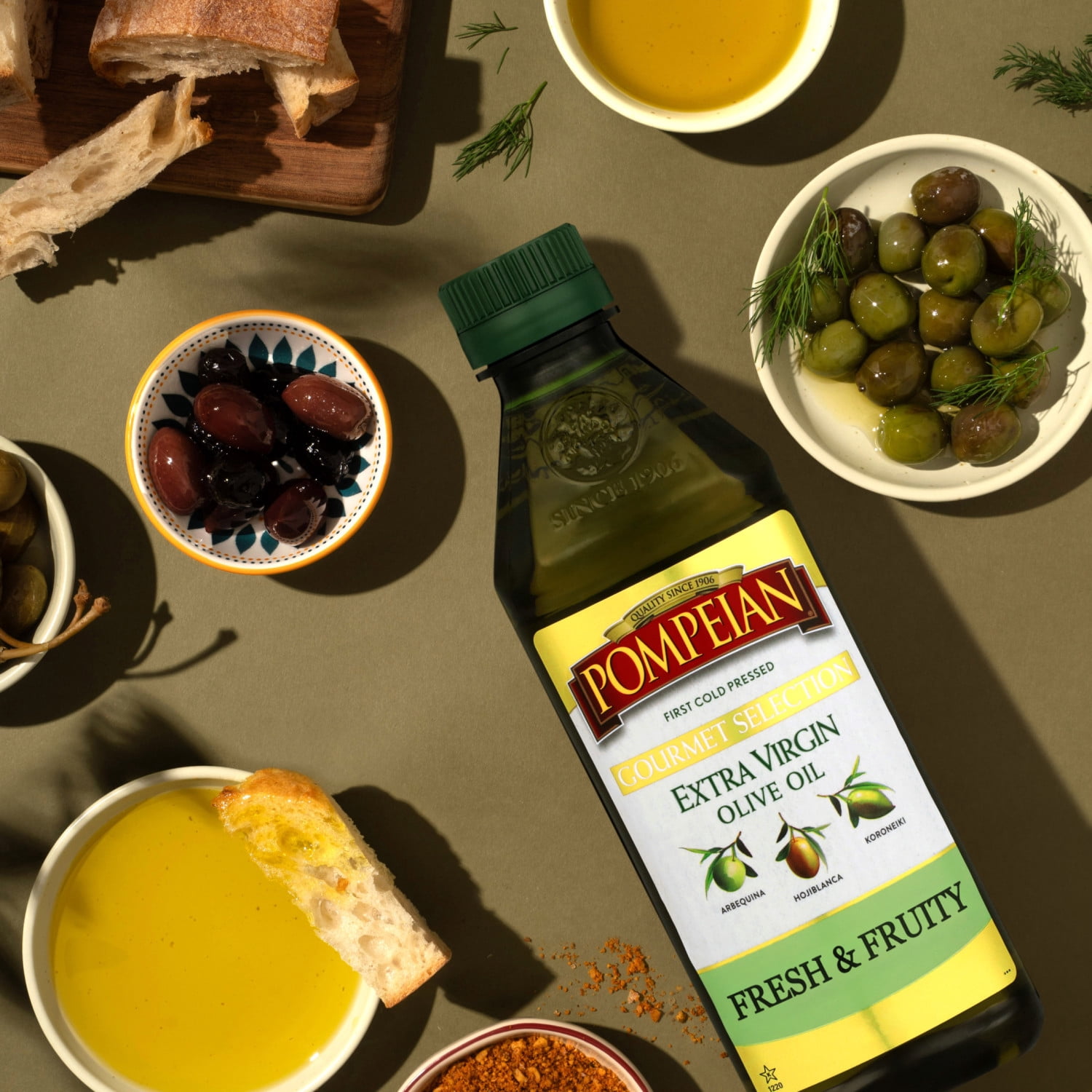 Pompeian Gourmet Selection Extra Virgin Olive Oil - 16 fl oz