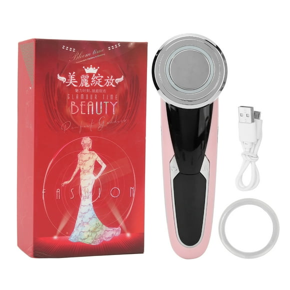 Face Beauty Machine Red Blue Lighting Promote Absorption Skin Rejuvenation Device Pink