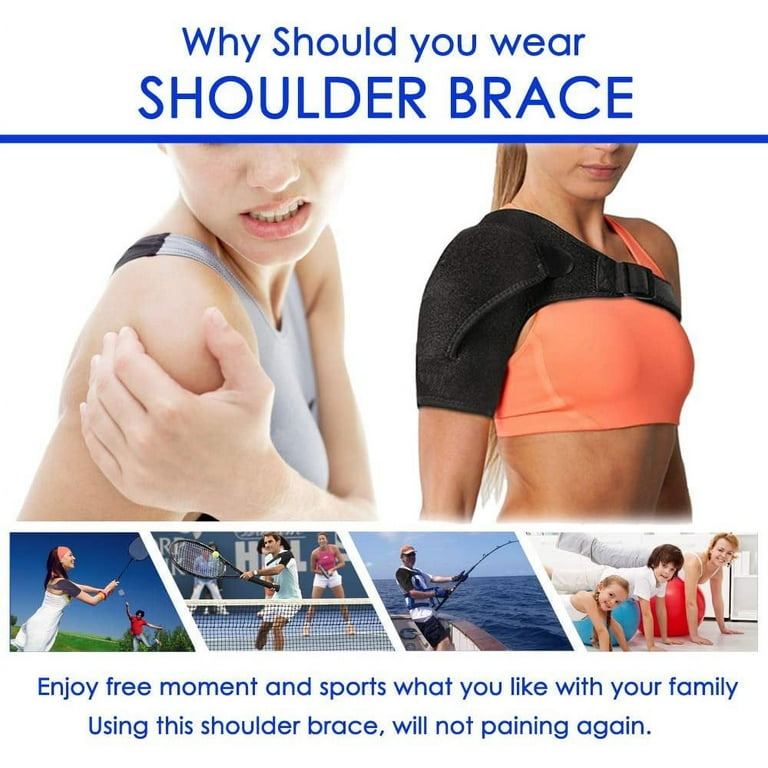 Shoulder Support Brace Pressure Pad Men Women Adjustable - Temu Canada