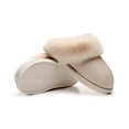 thumbnail image 4 of Women’s Warm Fuzzy Slippers Fluffy Soft Winter House Shoes Anti-Skid Plush Slippers for Indoor Outdoor Size 8, 4 of 9