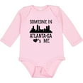 thumbnail image 3 of Inktastic Atlanta Georgia Someone Loves Me Skyline Boys or Girls Long Sleeve Baby Bodysuit, 3 of 5