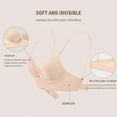thumbnail image 3 of Lixiuxyad Womens Strapless Bras Women's Low Back Bra Wire U Shaped Backless Bra Convertible Spaghetti Strap Seamless Sleeping Bralette, 3 of 5