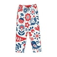 thumbnail image 4 of Balery Birds Flowers print Women's Pajama Pants,Ultra Lightweight Pjs,Lounge Pant-XX-Large, 4 of 9
