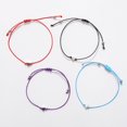 thumbnail image 2 of AMERTEER Pinky Promise Heart Adjustable Friendship Bracelets Bangles Matching Couples Bracelets Jewelry, 2 of 3